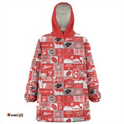 Sydney Swans Legacy Of The Pride Comic Style Wearable Blanket Hoodie Aussie Oodie