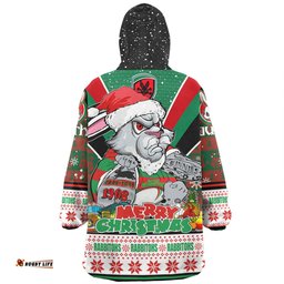 South Sydney Rabbitohs Custom Snug Hoodie - South Sydney Rabbitohs Santa Aussie Big Things Snug Hoodie