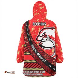 Redcliffe Dolphins Snug Hoodie - Theme Song For Rugby With Sporty Style