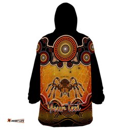 personalised australia scorpio tarantulas spider zodiac wearable blanket hoodie auz astrology aboriginal red