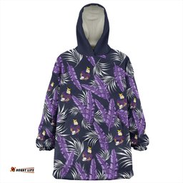 Melbourne Storm Custom Snug Hoodie - Tropical Patterns Melbourne Storm Snug Hoodie
