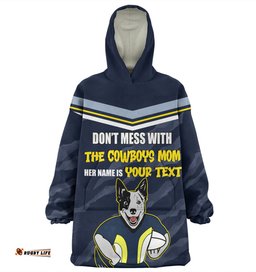 North Queensland Cowboys Mother's Day Snug Hoodie - Screaming Mom and Crazy Fan