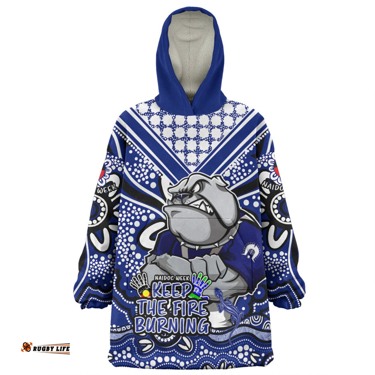 North Queensland Cowboys Snug Hoodie Aboriginal Inspired Naidoc Week Custom For Die Hard Fan Supporters