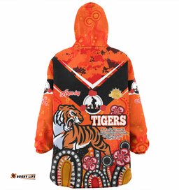Wests Tigers Anzac Day Custom Snug Hoodie - Tigers Anzac Quotes Oodie