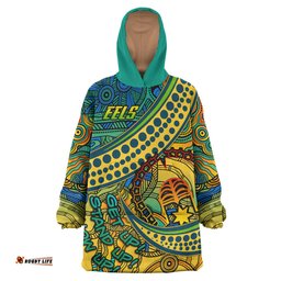 naidoc eels rugby snug hoodie custom naidoc week parramatta eels aboriginal patterns oodie blanket