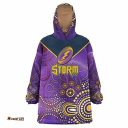 storm rugby snug hoodie custom anzac storms sport oodie blanket