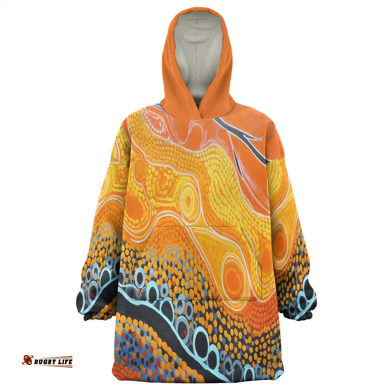Australia Aboriginal Snug Hoodie - Indigenous Aboriginal Art Dot Snug Hoodie