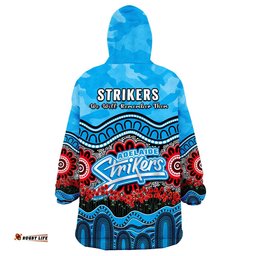 adelaide strikers cricket anzac wearable blanket hoodie poppy aboriginal camouflage