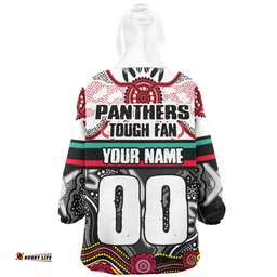 Penrith Panthers Custom Snug Hoodie - Penrith Panthers For Life With Aboriginal Style Snug Hoodie