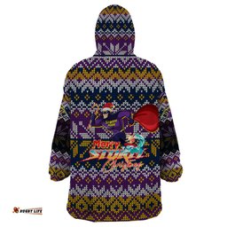 melbourne storm christmas wearable blanket hoodie merrystorm man dt02
