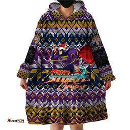 melbourne storm christmas wearable blanket hoodie merrystorm man dt02