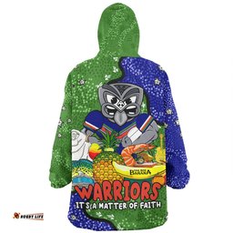New Zealand Warriors Custom Snug Hoodie - Australian Big Things Snug Hoodie