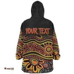 Australia Aboriginal Custom Snug Hoodie - Dot In Aboriginal Style Snug Hoodie