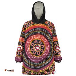 Australia Aboriginal Snug Hoodie - Aboriginal Dot Art Design Snug Hoodie