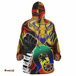 cowboys rugby snug hoodie custom naidoc week cowboys esport mascot oodie blanket