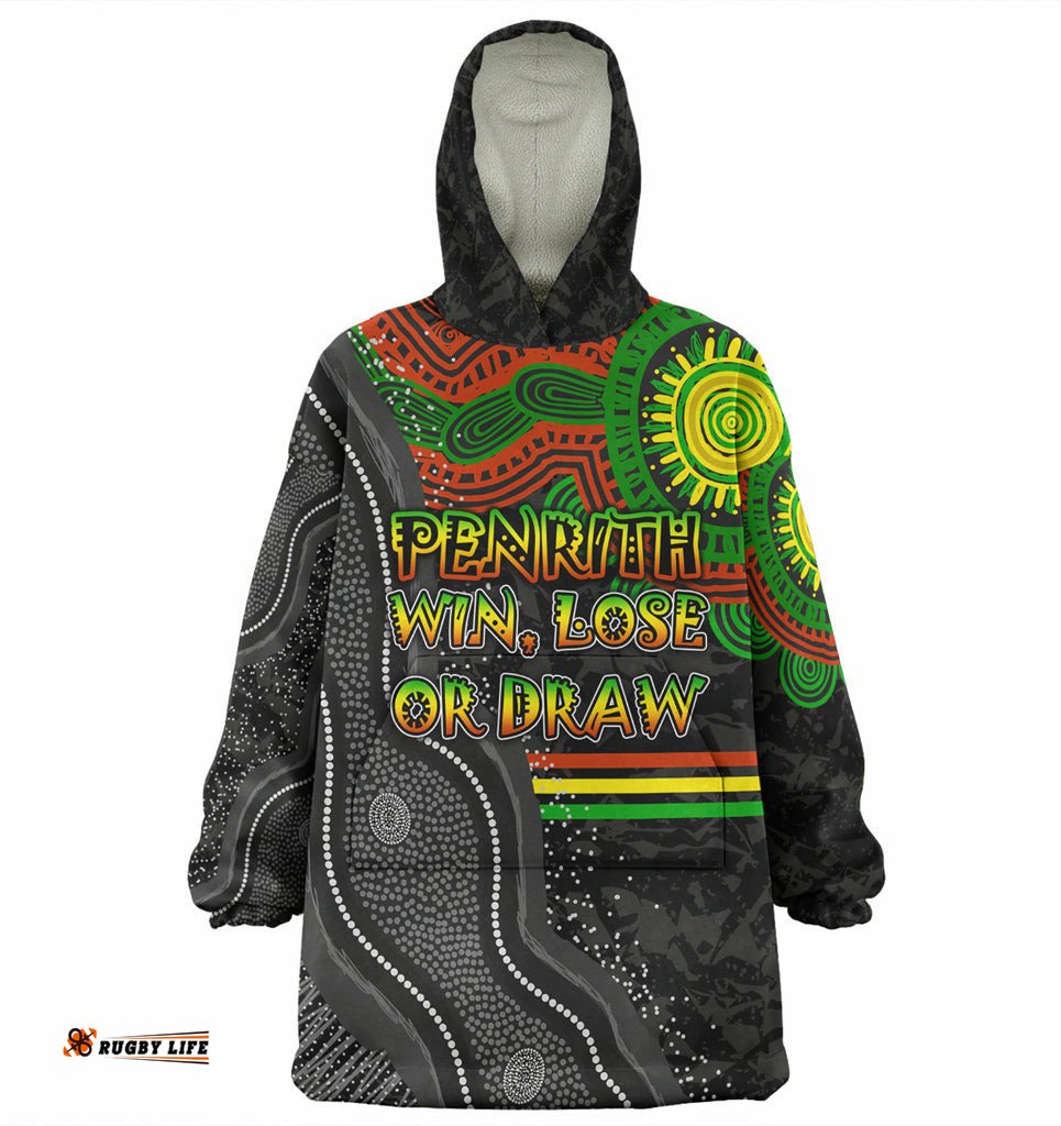 australia penrith custom wearable blanket hoodie hoodie win lose or draw wearable blanket hoodie