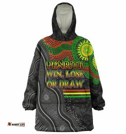 australia penrith custom wearable blanket hoodie hoodie win lose or draw wearable blanket hoodie