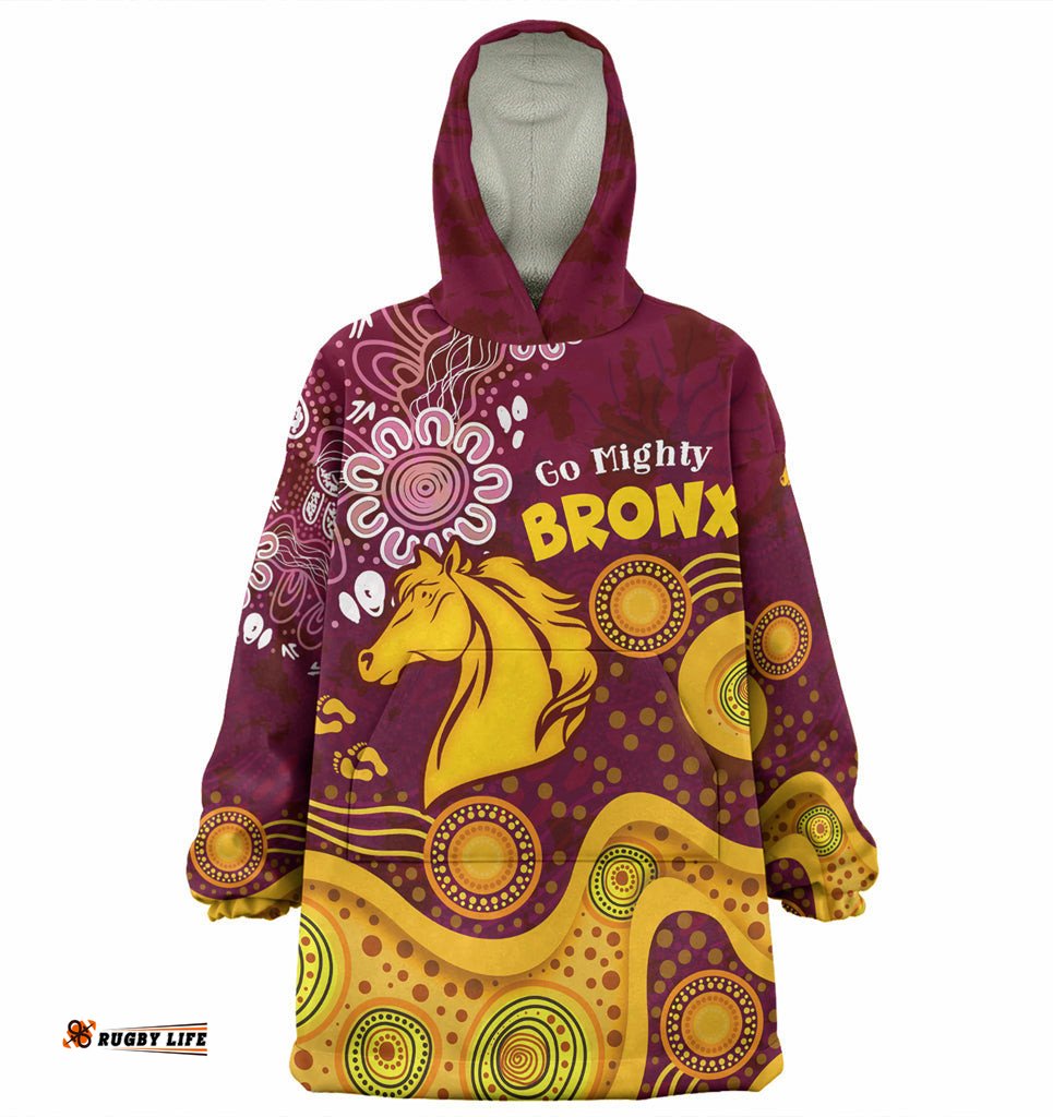 australia brisbane city custom wearable blanket hoodie go mighty bronx wearable blanket hoodie