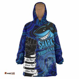 sharks snug hoodie custom naidoc week stronger sharks oodie blanket