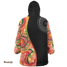 Australia Aboriginal Custom Snug Hoodie - Aboriginal Art Style Abstract Snug Hoodie
