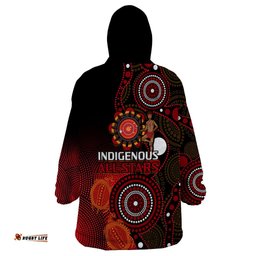 australia indigenous rugby wearable blanket hoodie all stars aboriginal turtle