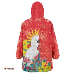 sulphur crested cockatoo christmas wearable blanket hoodie australia gumtree with golden wattle