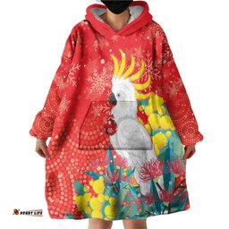 sulphur crested cockatoo christmas wearable blanket hoodie australia gumtree with golden wattle