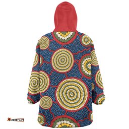 Australia Aboriginal Snug Hoodie - Beautiful Indigenous Seamless Pattern Based in Universe with Galaxies Form Snug Hoodie