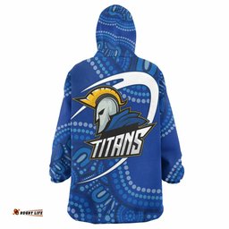 titans rugby snug hoodie custom titans rugby ball oodie blanket