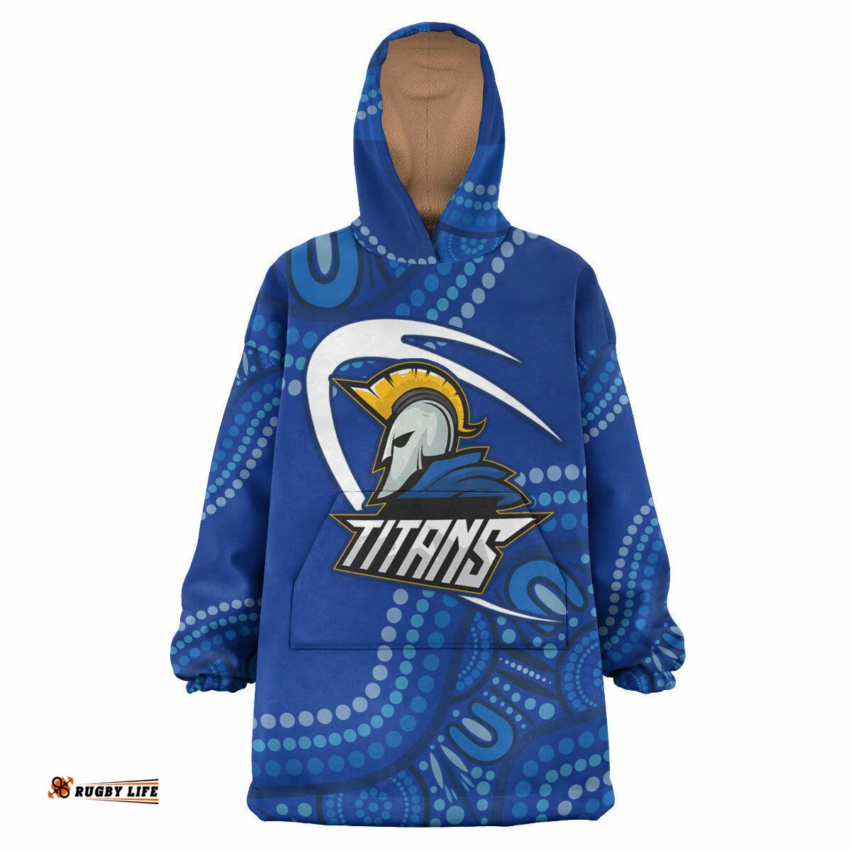 titans rugby snug hoodie custom titans rugby ball oodie blanket
