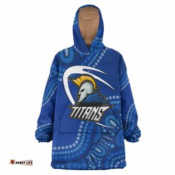 titans rugby snug hoodie custom titans rugby ball oodie blanket