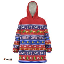 Australia Christmas Custom Snug Hoodie - Aussie Christmas Flamingo Summer Vibes Blue Snug Hoodie