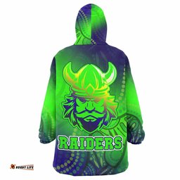 raiders rugby snug hoodie custom raiders rugby gradient style oodie blanket