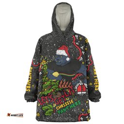 Penrith Panthers Christmas Custom Snug Hoodie - Let's Get Lit Chrisse Pressie Snug Hoodie