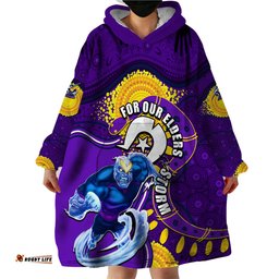 storm mascot nrl wearable blanket hoodie naidoc
