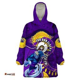 storm mascot nrl wearable blanket hoodie naidoc