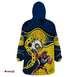 cowboys mascot nrl wearable blanket hoodie naidoc