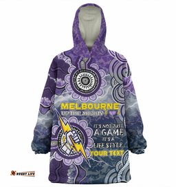 Melbourne Storm Custom Snug Hoodie - Up The Mighty Oodie