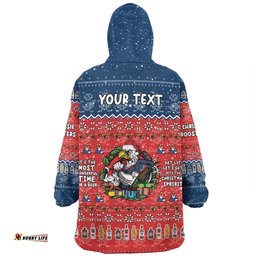 Sydney Roosters Christmas Custom Snug Hoodie - Chrissie Spirit Snug Hoodie