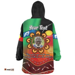 Australia Aboriginal Custom Snug Hoodie - Aboriginal Keep Your Eyes On The Sun Personalised Photo Snug Hoodie