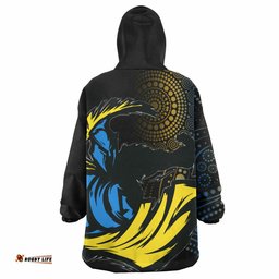 titans rugby snug hoodie custom titans aboriginal style oodie blanket