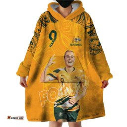 caitlin foord australia matildas wearable blanket hoodie