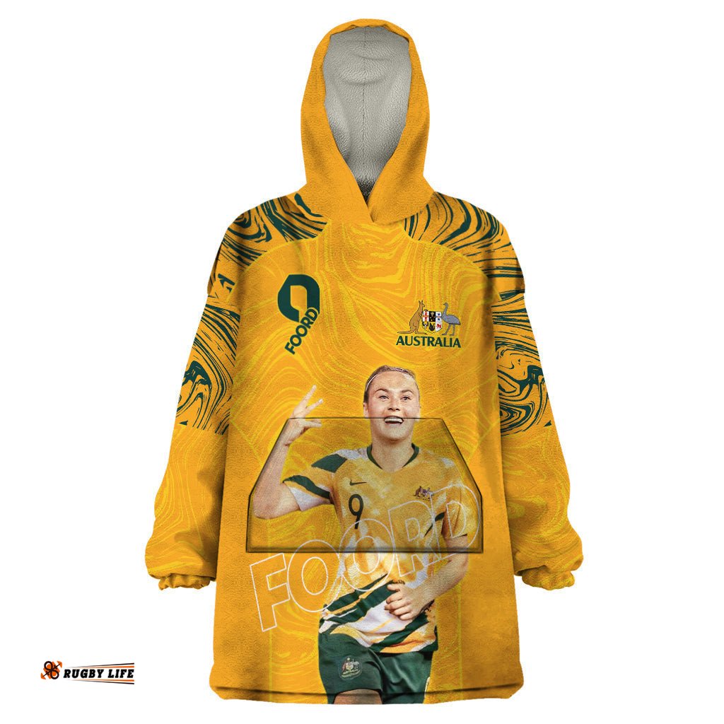 caitlin foord australia matildas wearable blanket hoodie