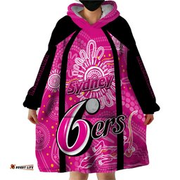 custom sixers cricket indigenous wearable blanket hoodie inspirations