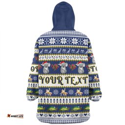 Victoria Big Things Christmas Custom Snug Hoodie - Giant Koala And Murray Cod Snug Hoodie