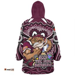 Queensland Maroons Snug Hoodie Aboriginal Inspired Naidoc Week Custom For Die Hard Fan Supporters