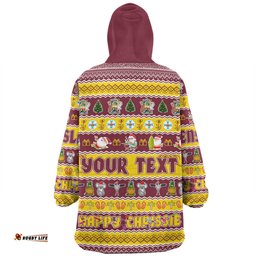 Queensland Christmas Custom Snug Hoodie - Happy Chrissie Ugly Style Snug Hoodie