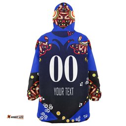 roosters rugby snug hoodie custom personalised roosters easts to the championship aboriginal player and number hoodie