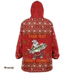 Australia Christmas Fishing Custom Snug Hoodie - All I Want For Christmas Is A Big Bass Snug Hoodie