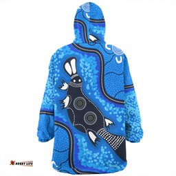Australia Aboriginal Snug Hoodie - Platypus Art Snug Hoodie